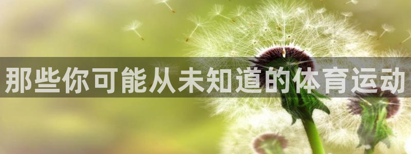MK体育官方正版app官网：那些你可能从未知道的体育
