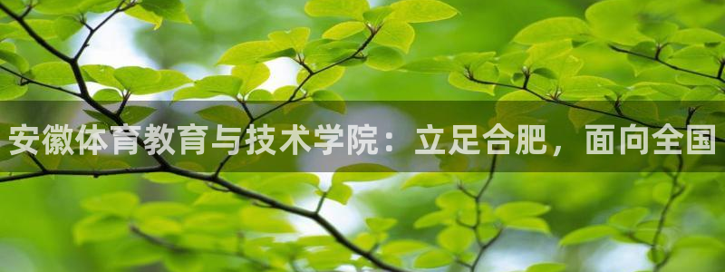 MK体育官网下载：安徽体育教育与技术学院：立足合肥，
