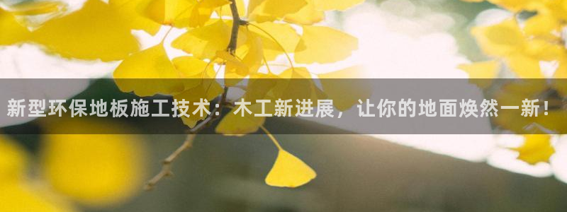 MK体育官方正版app娱乐网站：新型环保地板施工技术